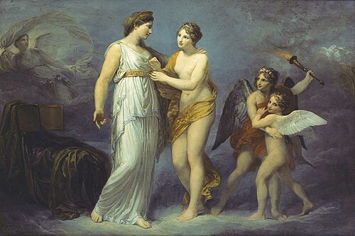 Venus Fastens the Girdle for Juno, 1811, Andrea Appiani