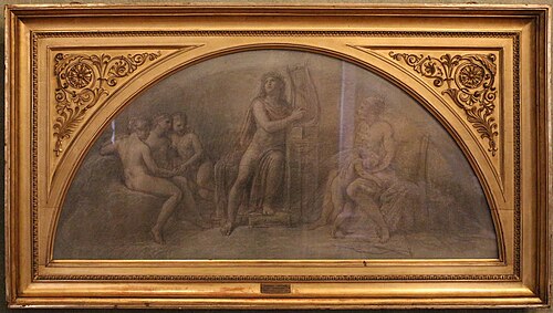 apollo citaredo tra venere, amore e le tre grazie, 1750, Andrea Appiani