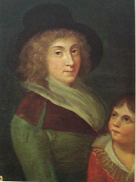 Ritratto di Giulia Beccaria e suo figlio Alessandro Manzoni bambino, , Andrea Appiani