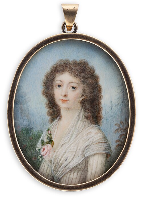 Portrait of a young lady, , Elise Arnberg