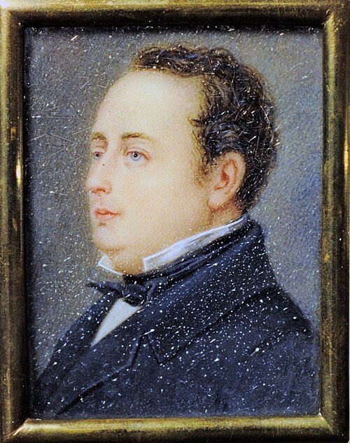 Edvard Stjernström (1816-1877), skådespelare, teaterledare, 1800, Elise Arnberg