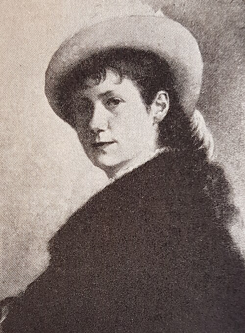 Selvportræt, 1880, Julia Beck