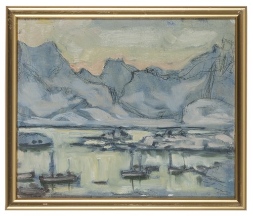 Boat with Net. Study from Lofoten, , Anna Boberg