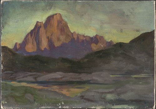 Vaagakallen. Study from Lofoten, 1901, Anna Boberg