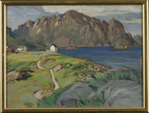 Summer, Store Molla. Study from Lofoten, , Anna Boberg