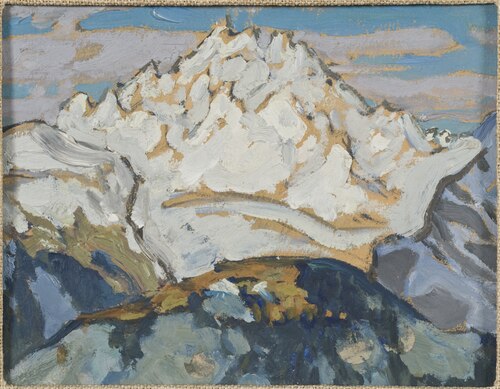 The White Mountain Top. Study from Switzerland, , Anna Boberg