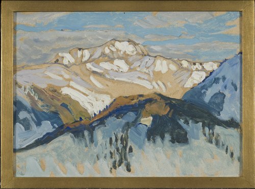 Mountains. Study from Switzerland, , Anna Boberg