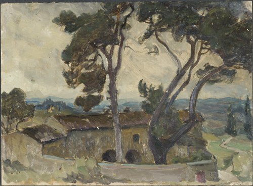Study from Spoleto, Italy, 1922, Anna Boberg