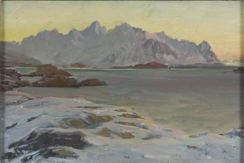 Mountains. Study from North Norway, , Anna Boberg