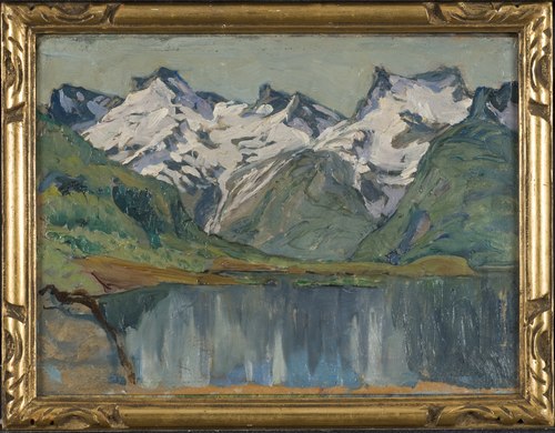 A Mountain Lake. Study from North Norway, , Anna Boberg
