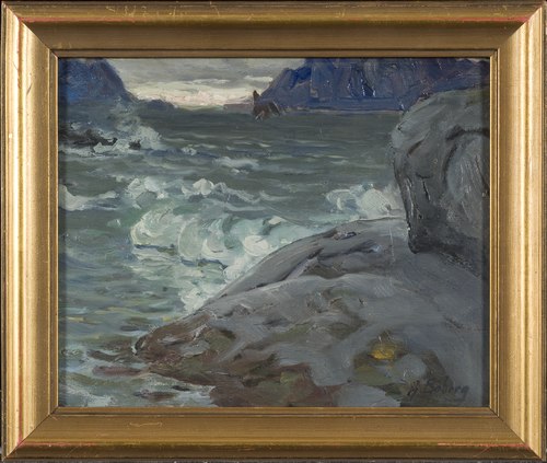 Beach. Study from North Norway, , Anna Boberg