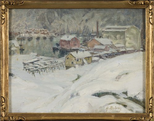 Overcast Weather. Study from North Norway, , Anna Boberg