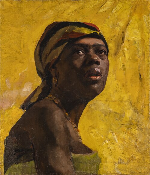 Portrait Study, 1885, Mina Carlson-Bredberg