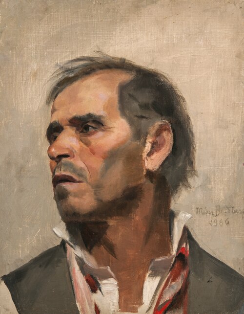 Study of a Man, 1886, Mina Carlson-Bredberg