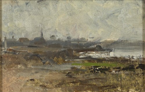 Misty Shore. Study, , Emma Löwstädt-Chadwick