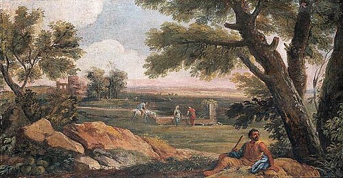 Landscape in Lazio with a Well, 1750, Andrea Locatelli