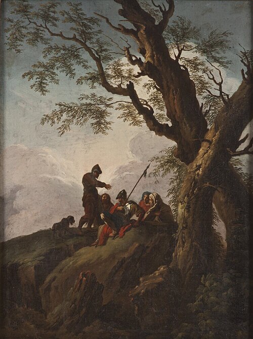 Paysage avec soldats, , Andrea Locatelli