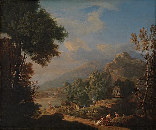 Arcadian Landscape, 1724, Andrea Locatelli