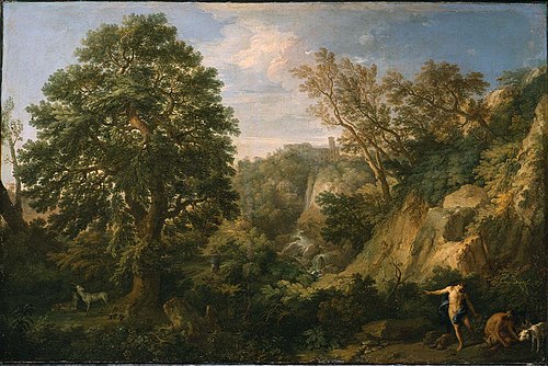 Landscape with Hunters, , Andrea Locatelli