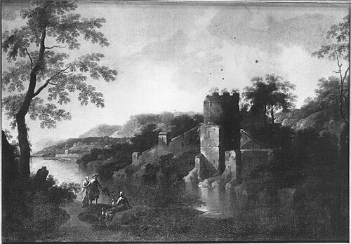 Italienische Ideallandschaft, 1700, Andrea Locatelli