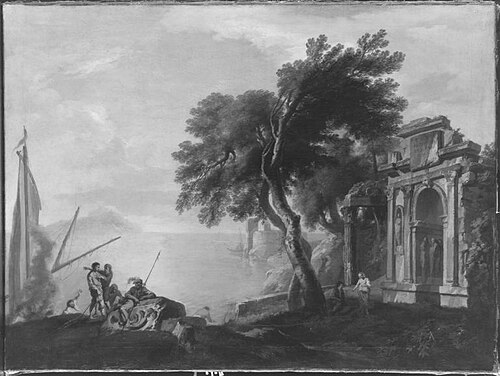 Küstenlandschaft, 1700, Andrea Locatelli