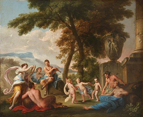 A Bacchanalian Scene, 1728, Andrea Locatelli
