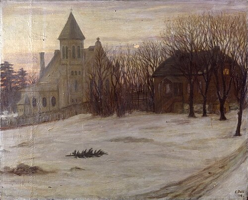 Frogner Kirke, 1908, Cecilie Dahl