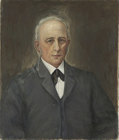 Portrait of Jakob Aall Bonnevie, 1915, Cecilie Dahl