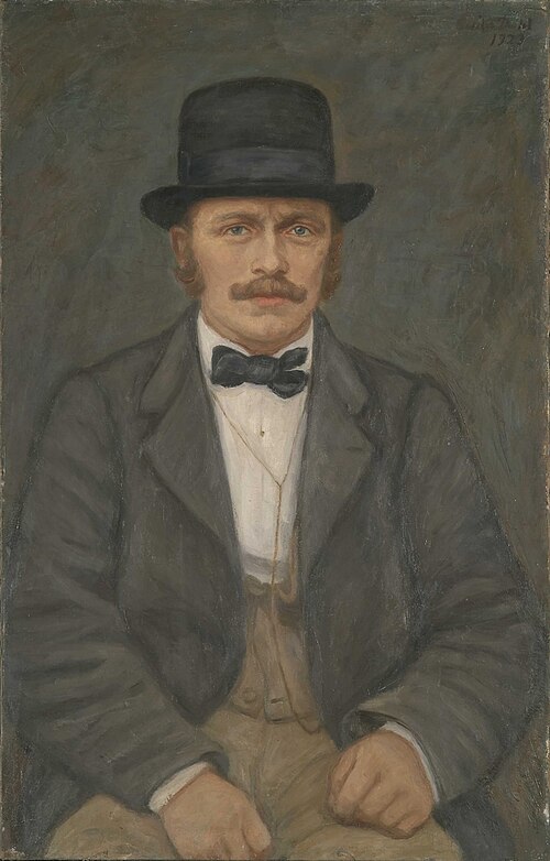 Portrait of Hartvig Caspar Christie, 1923, Cecilie Dahl