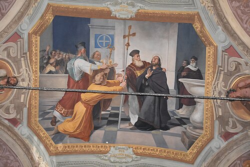 Saint Nicholas appointed as Bishop of Myra, 1863, Francesco Gandolfi