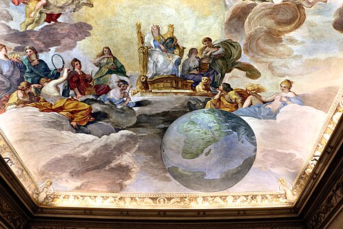 Allegory of Divine Wisdom, 1650, Andrea Sacchi