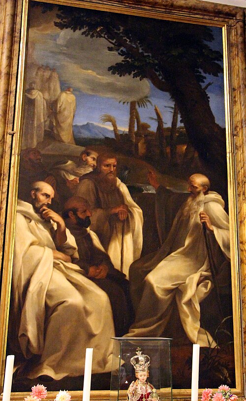Visione di San Romualdo, 1640, Andrea Sacchi