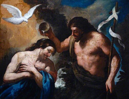 The Baptism of Christ, , Andrea Sacchi