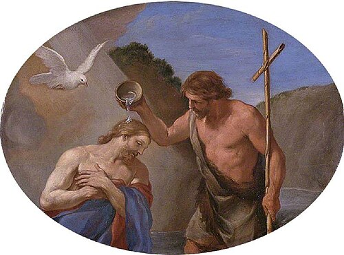 The Baptism of Christ, , Andrea Sacchi