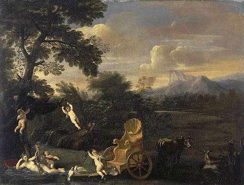 Venus at Rest, 1650, Andrea Sacchi