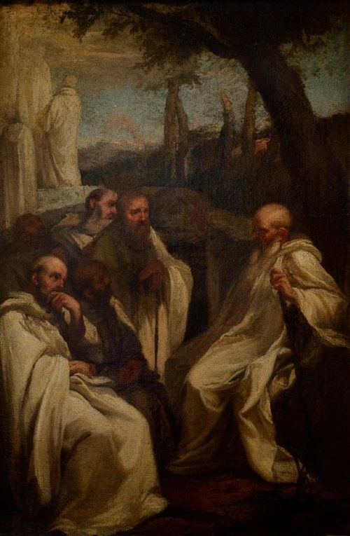 The Vision of Saint Romuald, 1631, Andrea Sacchi