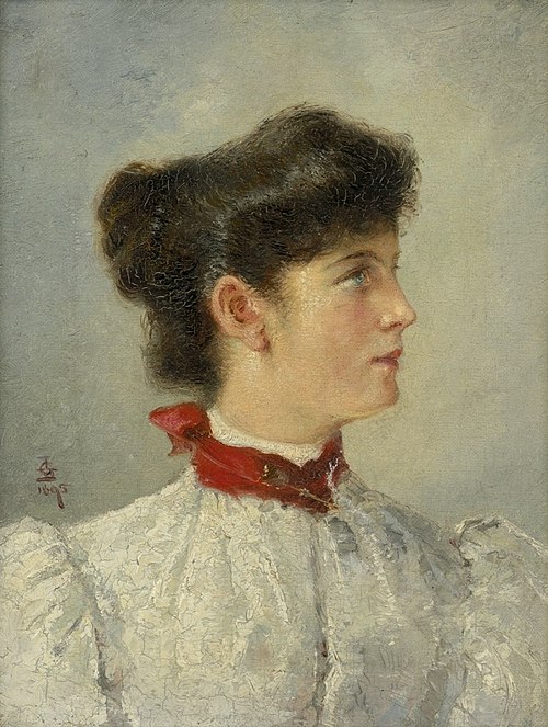 Portrait of Hanna Rönnberg, 1895, Ida Gisiko-Spärck