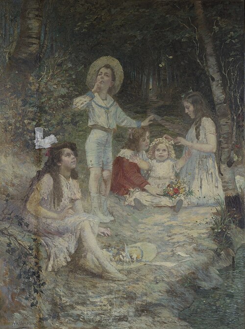 Le concert des bois, 1920, Albert Dumoulin