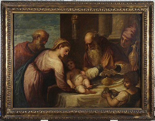 Presentation in the Temple, , Andrea Schiavone