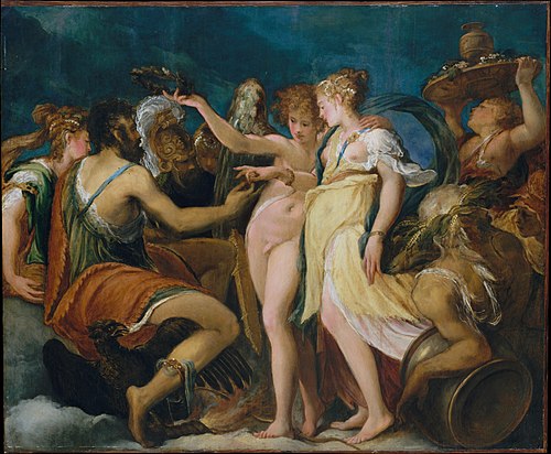 The Marriage of Cupid and Psyche, 1550, Andrea Schiavone