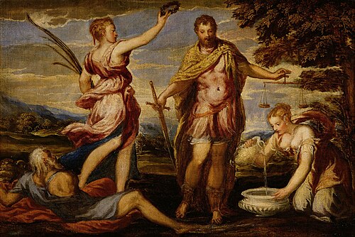 Scipio Africanus (?), 1558, Andrea Schiavone