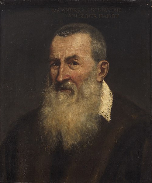 Bildnis eines Greises, 1560, Andrea Schiavone
