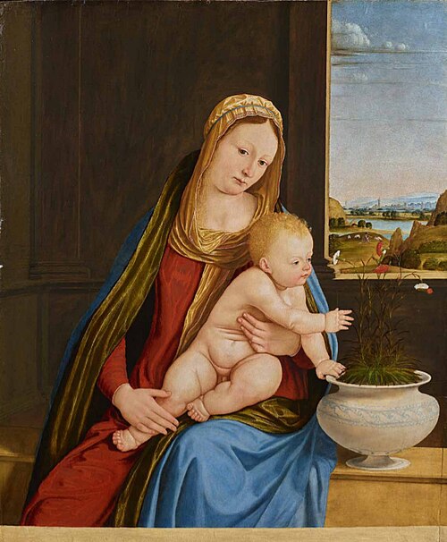 Madonna dei garofani, 1495, Andrea Solari