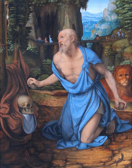 Saint Jerome in the Wilderness, 1510, Andrea Solari