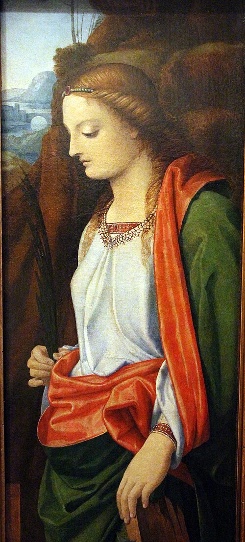 Catharine of Alexandria, 1498, Andrea Solari