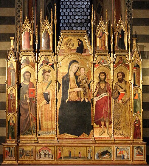 Polyptychon von Andrea Vanni und Giovanni di Paolo, , Andrea Vanni