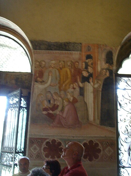 Peter Martyr Heals Agatha, 1366, Andrea di Bonaiuto
