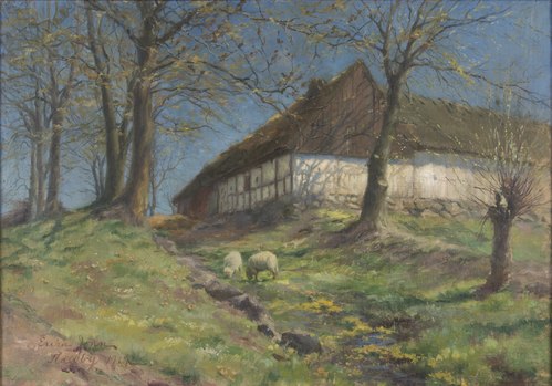 Farm in Skåne, 1991, Erika Jonn