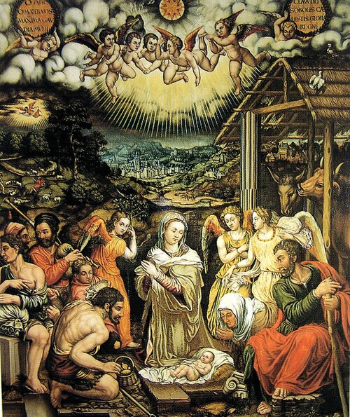 Adoration of the Shepherds, 1572, Mechtelt van Lichtenberg