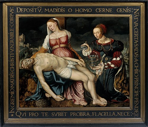 Pietà with Mary Magdalene, 1546, Mechtelt van Lichtenberg